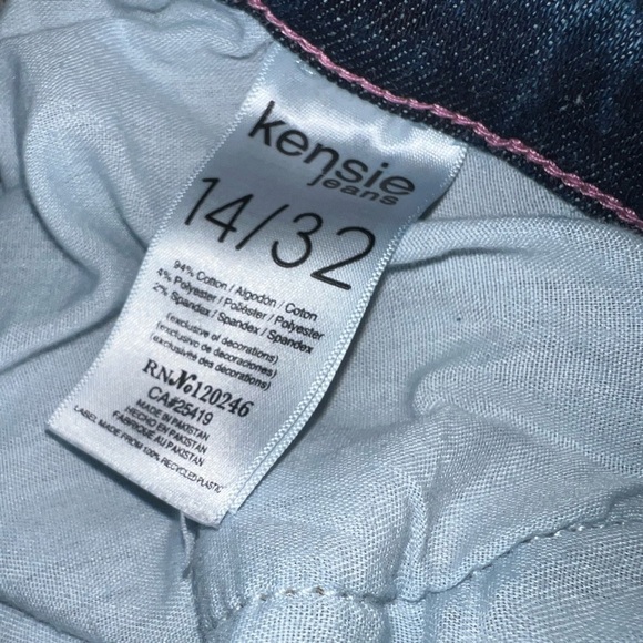 Kensie Dark Blue Boot Cut Jeans - Picture 4 of 6